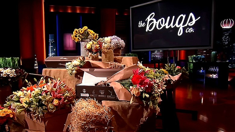 Bouqs presenting on Shark Tank