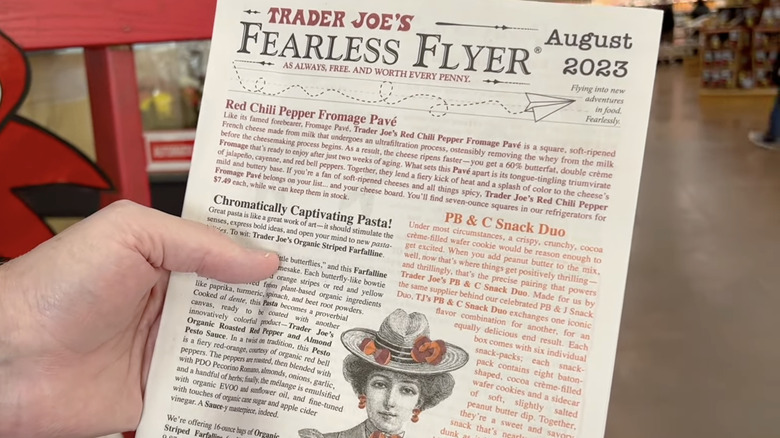 trader joe's store advertising flyer