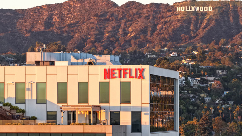 Netflix studio building in Hollywood, California