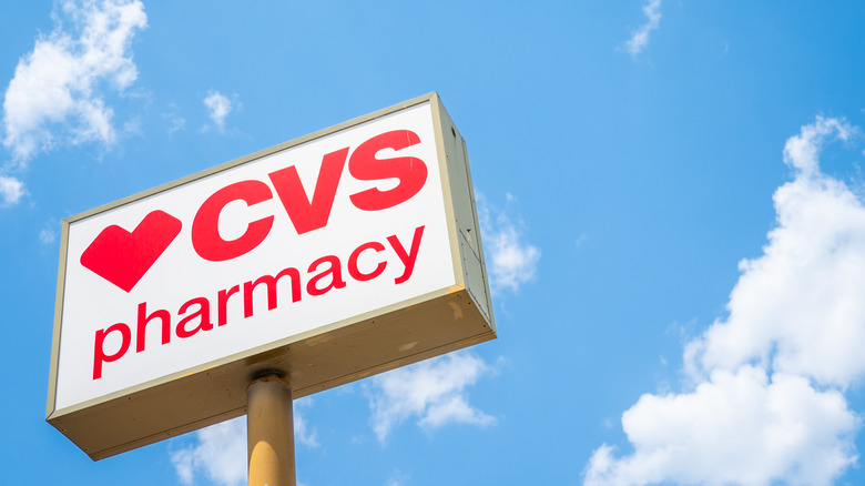 The CVS pharmacy logo is seen outside of a storefront