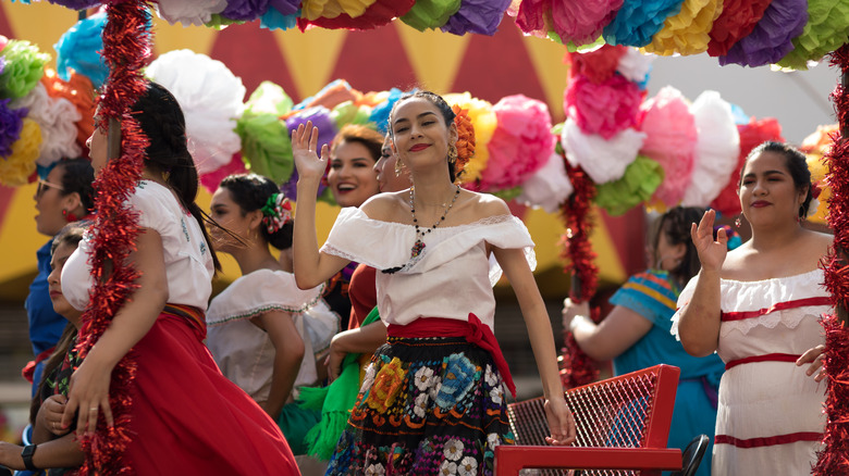 Brownsville, Texas, USA - February 24, 2018, Grand International Parade is part of the Charro Days Fiesta