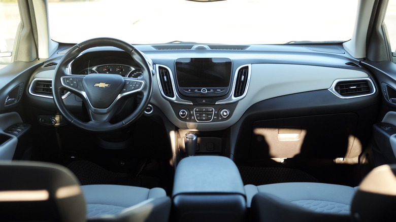 Interior of a 2017 Chevrolet Equinox SUV