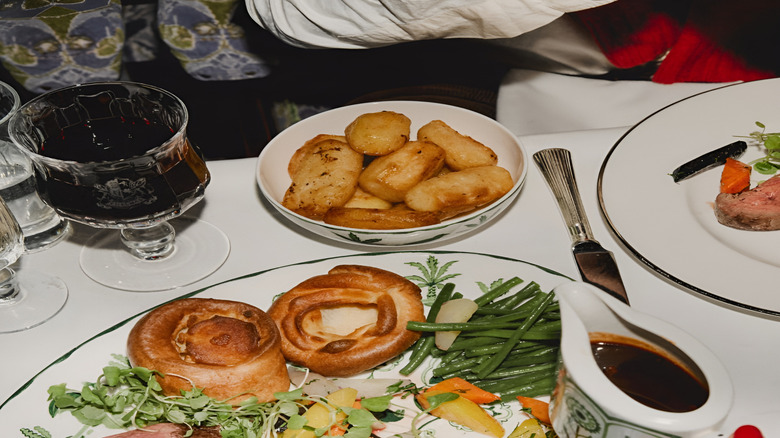Part of a Sunday Lunch served on Belmond Murder Mystery