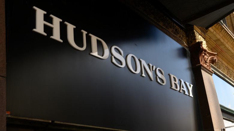 Hudson's Bay sign