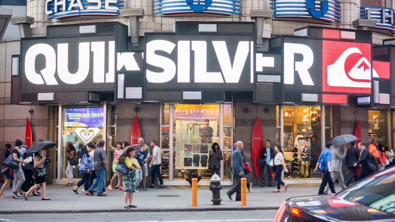 A Quiksilver storefront