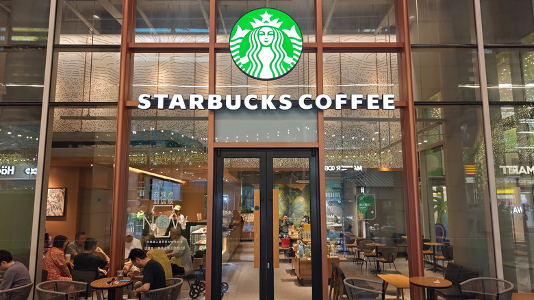 a Starbucks coffee shop