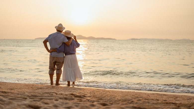 retired, retirement, couple, senior, elderly