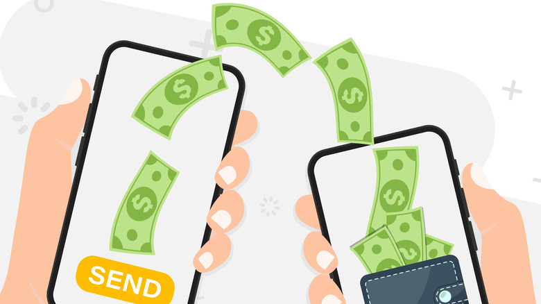 Sending money to an online job scam