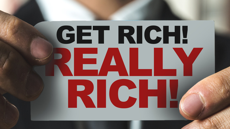 Get rich quick scheme