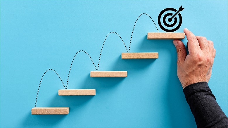Target at top of ladder
