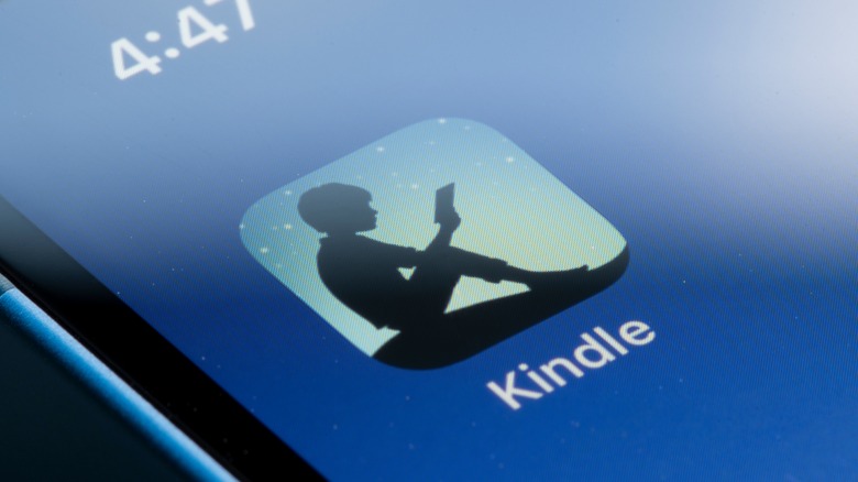 Kindle app tile