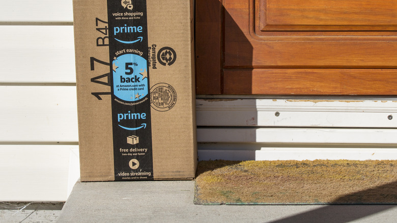 an Amazon package