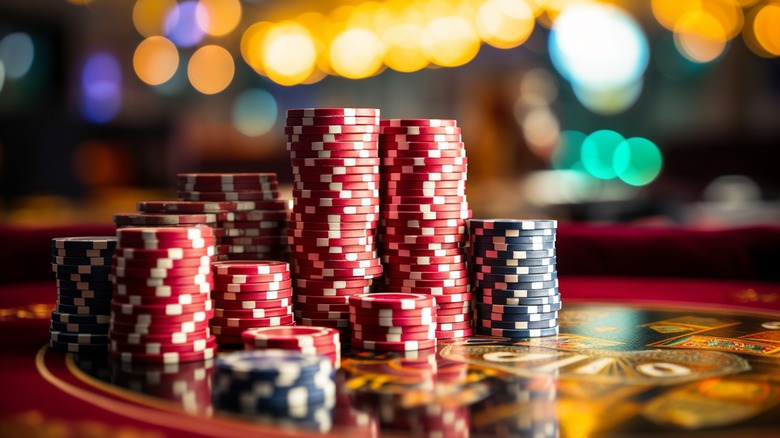 stack of casino chips
