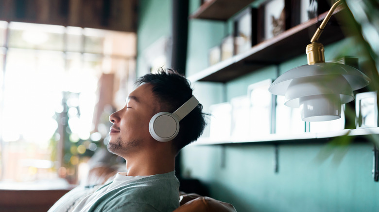 Man with headphones