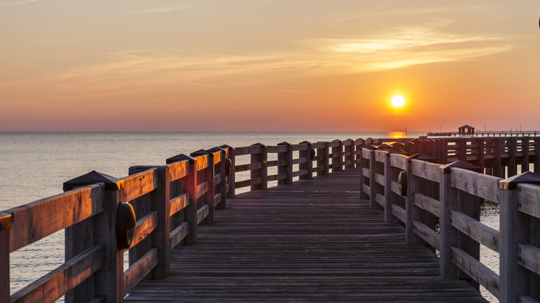 Sunset near Biloxi, MS