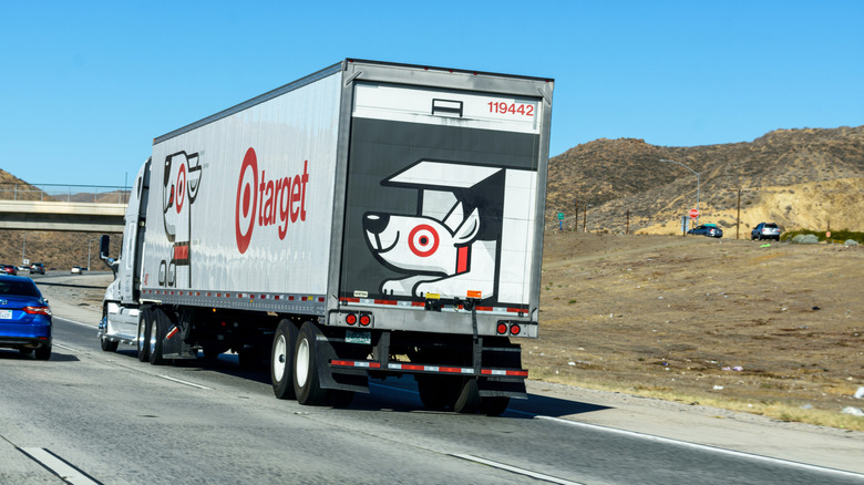A Target delivery truck