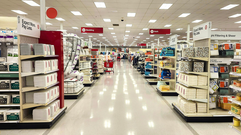 Interior of a Target store