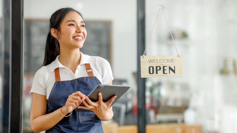 an open business