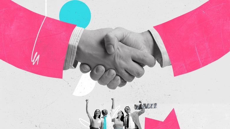 shaking hands