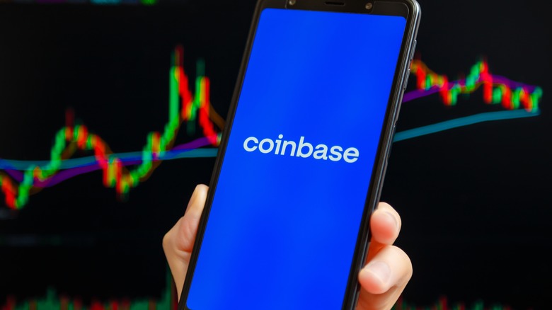 coinbase app on smartphone