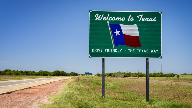 Welcome to Texas State Sign.