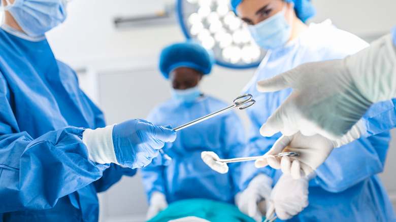 surgeons in the operating room