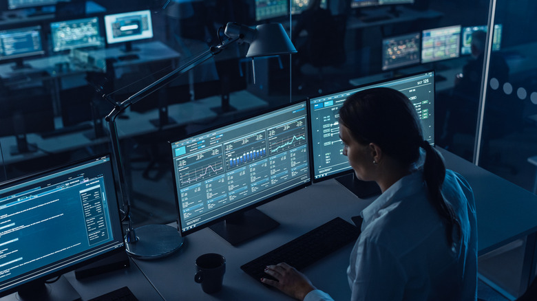 a data scientist working on computer