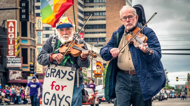 musicians at minneapolis pride festival