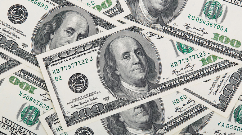 Pile of $100 bills