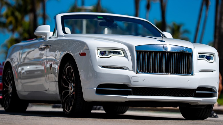 Phantom Rolls Royce on the street.