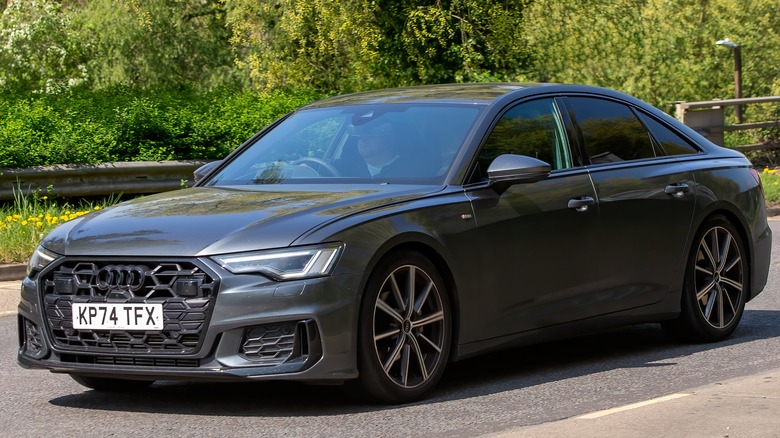 A grey 2024 Audi A6