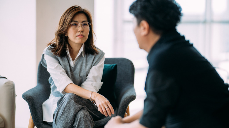 psychologist and patient