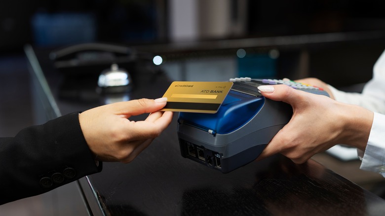 Using credit card