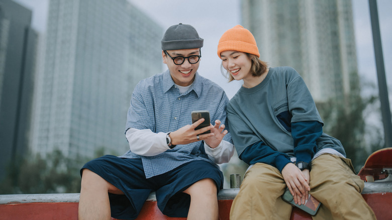 Young Gen Z couple