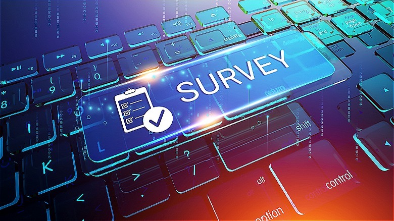 Survey button on PC keyboard