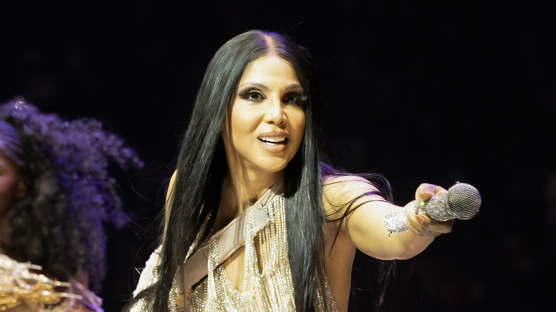 Singer Toni Braxton performs on stage
