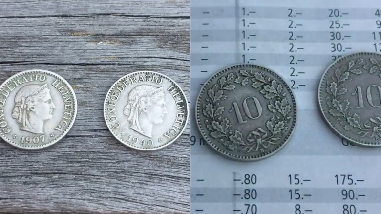 Front and back 10 centimes