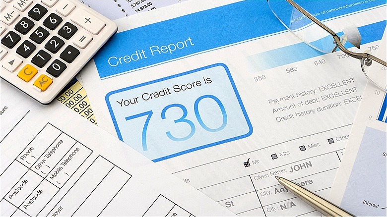 credit score report