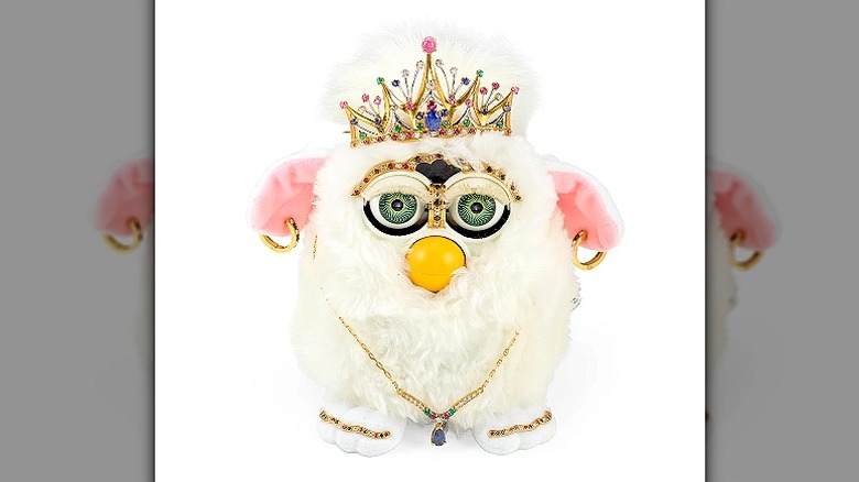 Bejewelled Furby white background