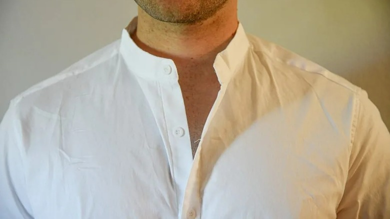 Poor quality shirt collar