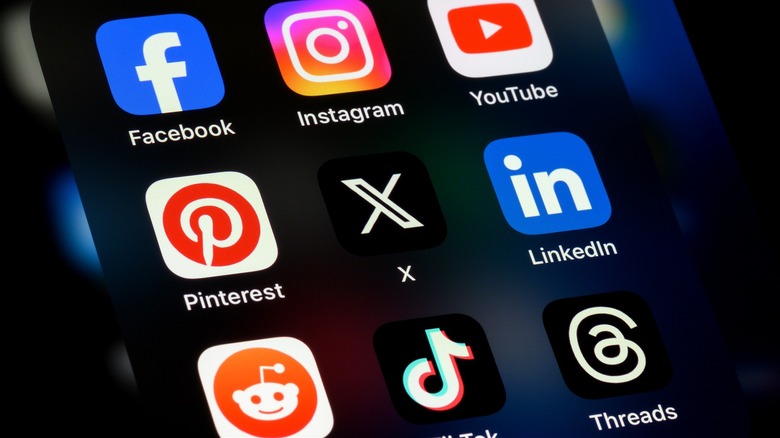 Social media icons