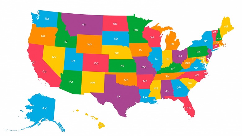 Map of the United States