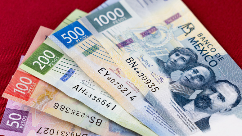 Mexican pesos