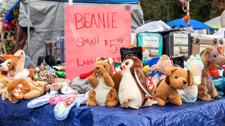 Yard sale offers Beanie Babies
