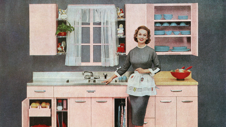 vintage kitchen illustration
