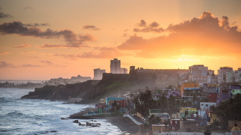 sunrise over San Juan, Puerto Rico
