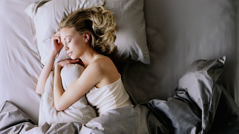 Woman sleeping