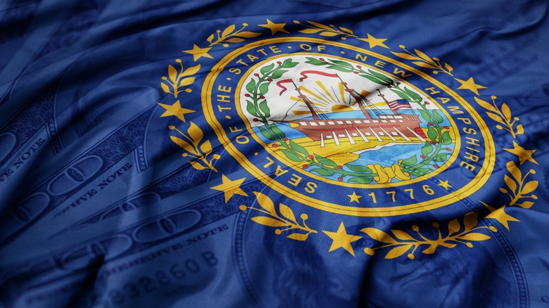 New Hampshire flag money