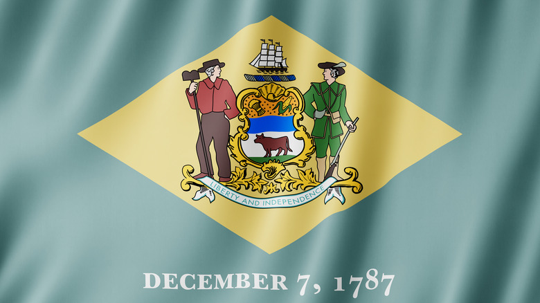 Delaware state flag