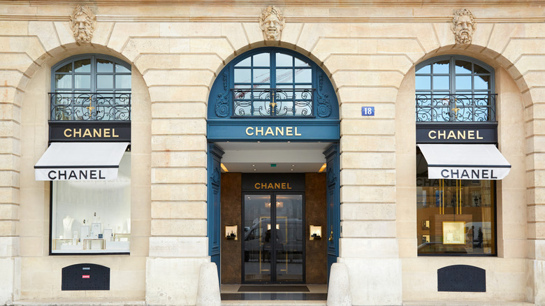 Chanel storefront in France
